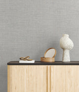 Tailored Weave Sea Glass Wallpaper with Paper Weave Grasscloth Texture - York GV0195
