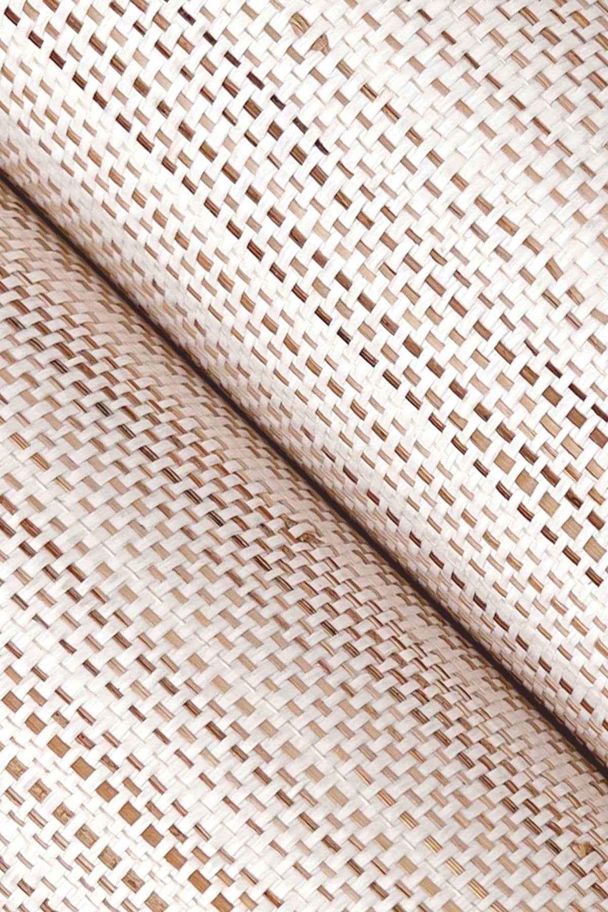 Marled Abaca White Grasscloth Wallpaper - York GV0201