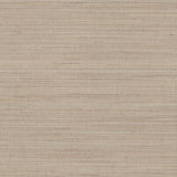 Marled Abaca Taupe Grasscloth Wallpaper - Ronald Redding GV0202 - York