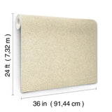 Terra Mica Oyster Wallpaper with Metallic Mica Texture - York GV0212