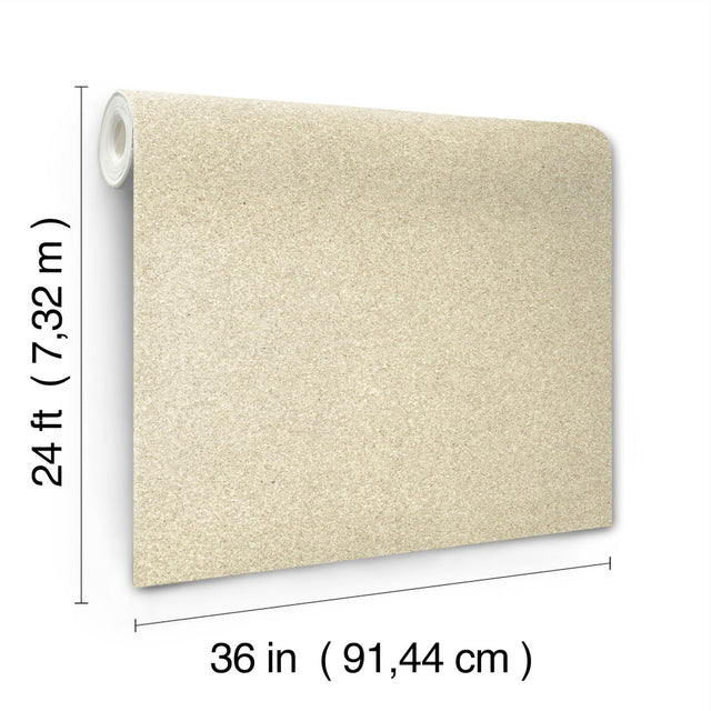 Terra Mica Oyster Wallpaper with Metallic Mica Texture - York GV0212