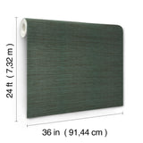 Horizon Paperweave Green Grasscloth Wallpaper - Ronald Redding GV0222