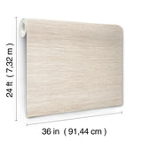 Horizon Paperweave Warm Neutral Wallpaper with Traditional Grasscloth Paper Weave - York GV0223