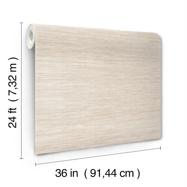 Horizon Paperweave Warm Neutral Wallpaper with Traditional Grasscloth Paper Weave - York GV0223