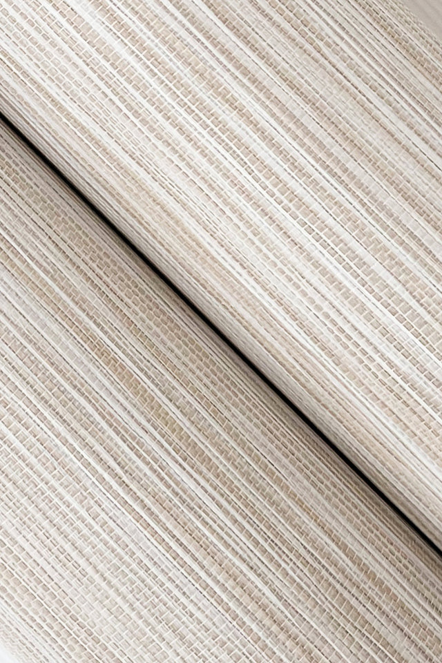 Horizon Paperweave Taupe Grasscloth Wallpaper with Organic Paper Weave Texture - York GV0225