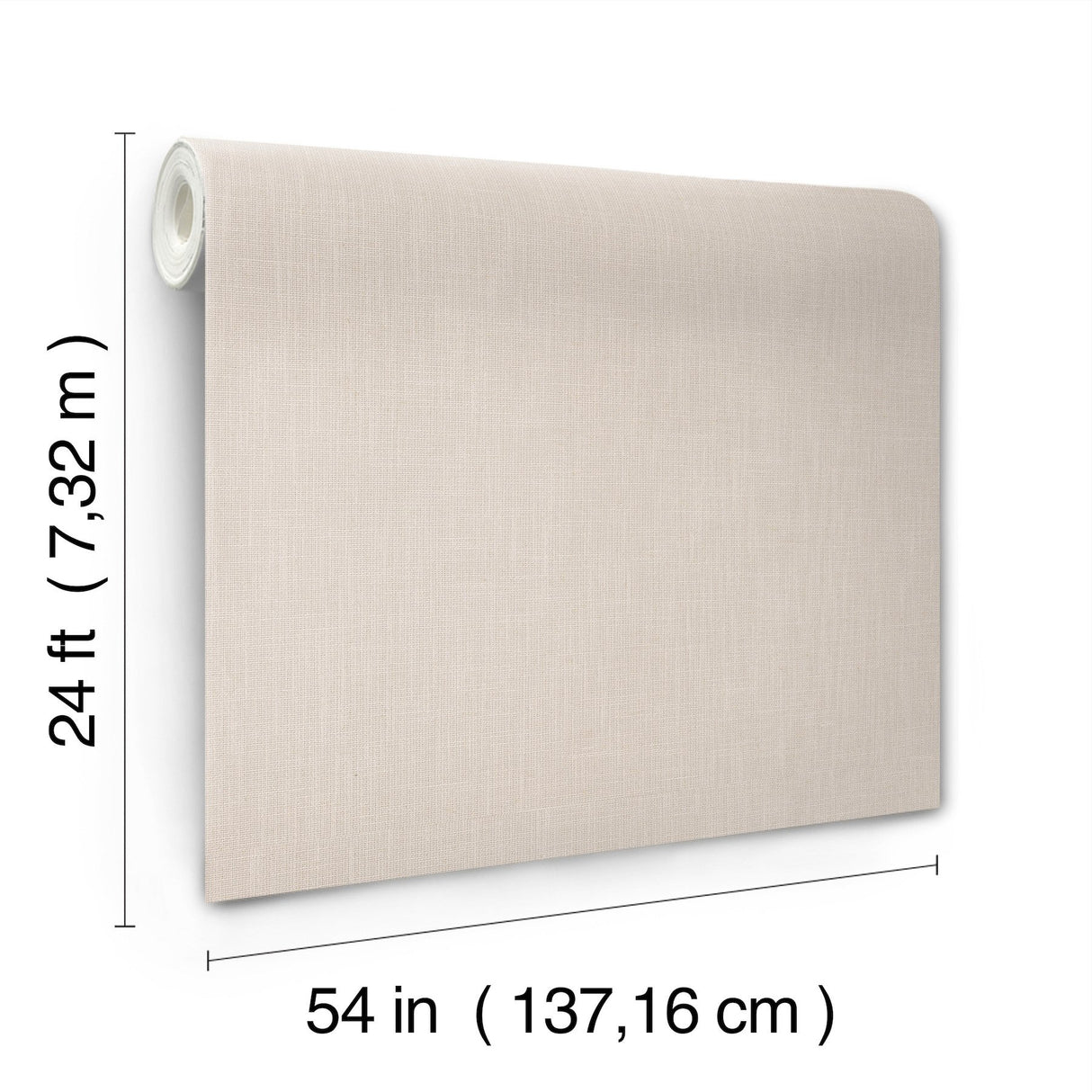 Classic Linen Linen Wallpaper in Linen - York GV0227