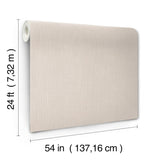 Classic Linen Linen Wallpaper in Linen - York GV0227
