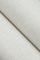 Classic Linen White Wallpaper with Traditional Weaves Linen Pattern - York GV0228