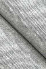 Classic Linen Grey Wallpaper with Woven Linen Texture - York GV0229