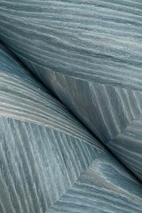Interlocking Wood Ocean Wallpaper with Traditional Wood Veneer Chevron Pattern - York GV0242