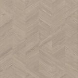 Interlocking Wood Taupe Wallpaper with Wood Veneer Chevron Pattern - York GV0243