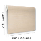 Handcrafted Shimmering Paper Sand Wallpaper with Metallic Horizontal Texture - York GV0252