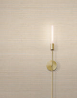 Handcrafted Shimmering Paper Sand Wallpaper with Metallic Horizontal Texture - York GV0252