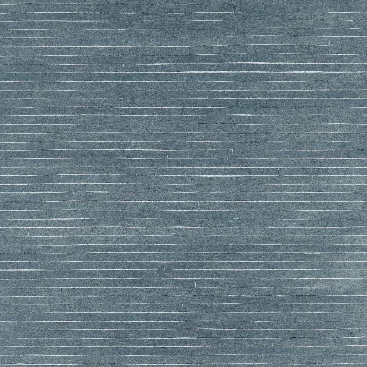 Handcrafted Shimmering Paper Denim Wallpaper with Metallic Horizontal Stripe Texture - York GV0254
