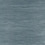 Handcrafted Shimmering Paper Denim Wallpaper with Metallic Horizontal Stripe Texture - York GV0254