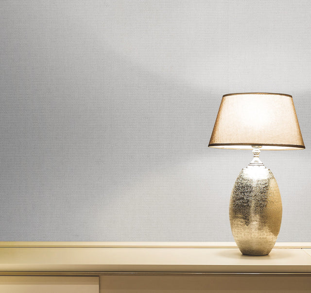 Wicker Work Grey Paper Weave Grasscloth Wallpaper - Ronald Redding GV0264