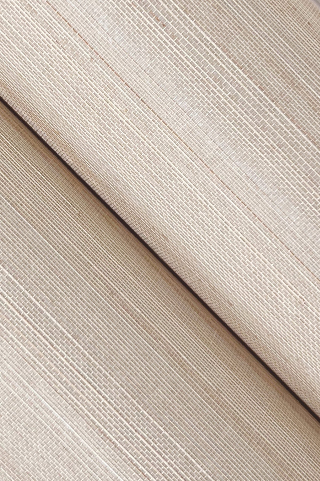Modern Abaca Dune Beige Grasscloth Wallpaper - York GV0272