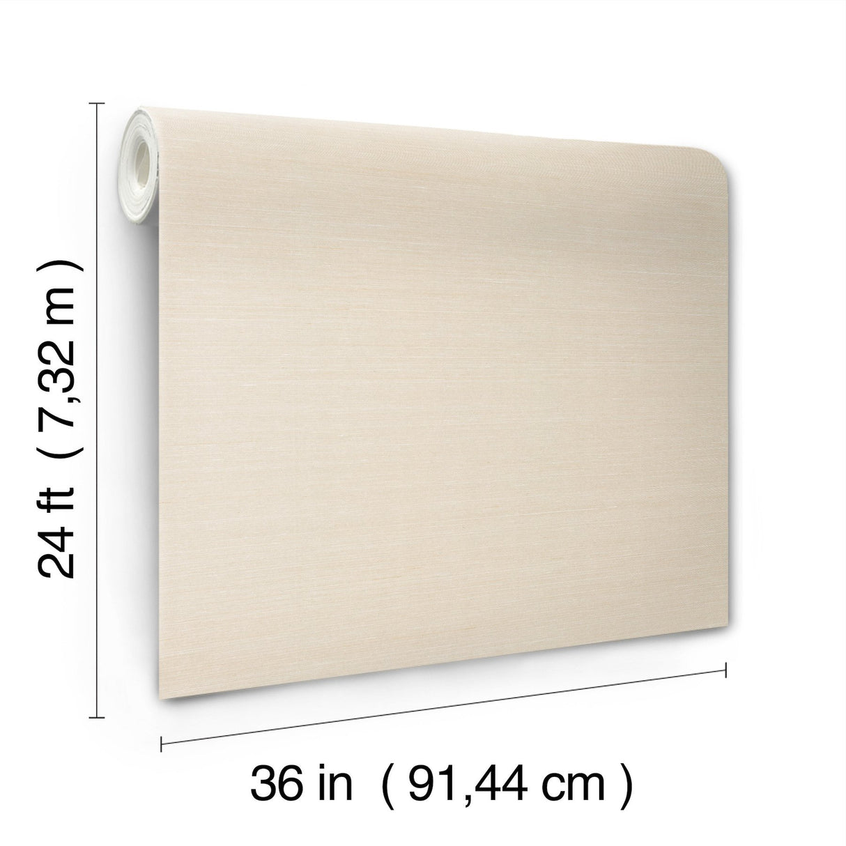 Delicate Abaca Sand Grasscloth Wallpaper with Metallic Effect - York GV0282