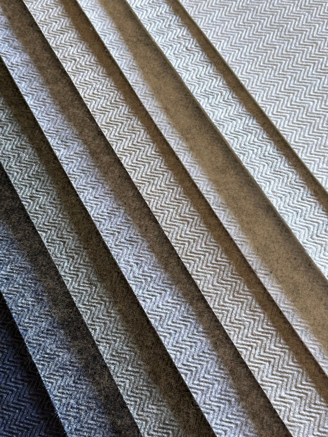 Savile Parchment Textured Wallpaper with Herringbone Chevron Motif - York HA3651R