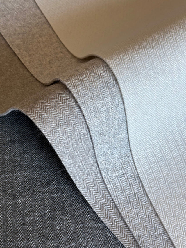 Savile Gunmetal Wallpaper with Textured Herringbone - York HA3653R