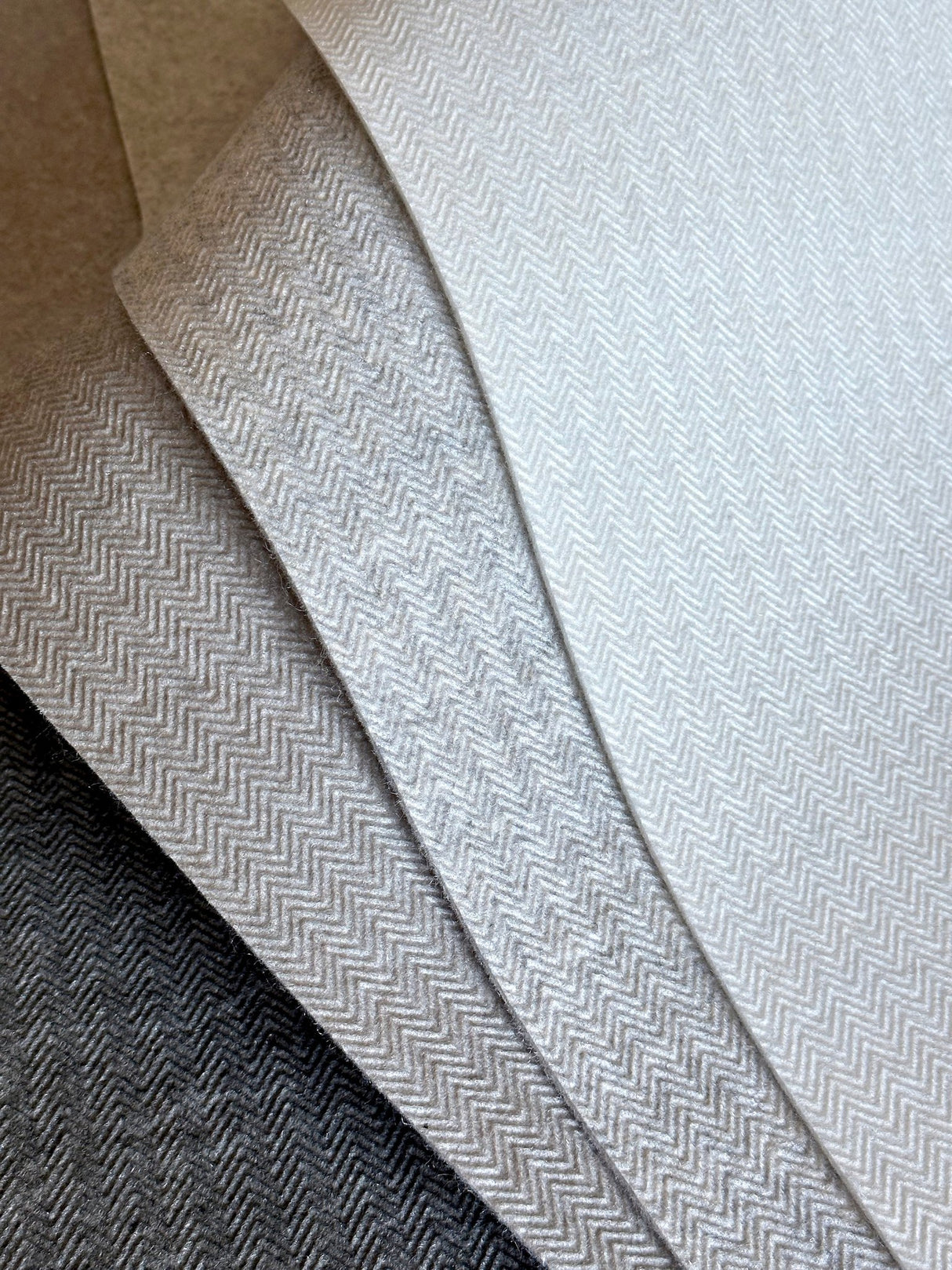 Savile Taupe Wallpaper with Textured Herringbone Pattern - York HA3657R