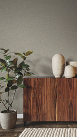 Savile Taupe Wallpaper with Textured Herringbone Pattern - York HA3657R