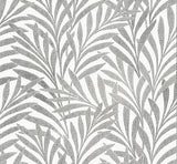 Tea Leaves Stripe Cream & Black Wallpaper