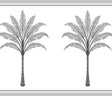 Montgomery Palm Border in Harbor Grey featuring repeating palm trees