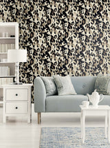 Leopard Print Kirsea Taupe by Harry & Grace Peel & Stick Leopard Print Wallpaper – Harry & Grace HG11405