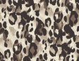Kirsea Taupe leopard print peel and stick wallpaper pattern