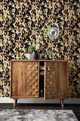 Leopard Print Fallburn Tan by Harry & Grace Peel & Stick Animal Print Wallpaper – Harry & Grace HG11406-Sample