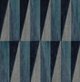 Pieced Diamonds peel and stick wallpaper in denim blue geometric diamond pattern