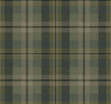 Thornbury Tailored Plaid Greenery by Harry & Grace Peel and Stick Peel & Stick Plaid Wallpaper – Harry & Grace HG13104 -Sample