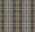 Cliffside grey and taupe tailored plaid peel and stick wallpaper pattern