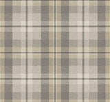 Thornbury Tailored Plaid Pavestone by Harry & Grace Peel and Stick Plaid Wallpaper – Harry & Grace HG13108 -Sample