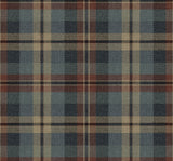 Thornbury Tailored Plaid peel and stick wallpaper pattern in Americana colors