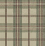 Clay and sage herringbone plaid peel and stick wallpaper pattern