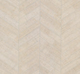 Atelier Herringbone White Wallpaper with Geometric Herringbone Raffia Motif - York HO2108