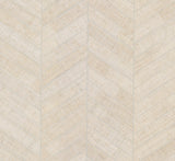 Atelier Herringbone White Wallpaper with Metallic Raffia Grasscloth Feature Wall - York HO2108GV