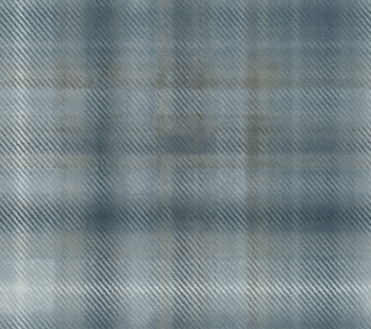 Sterling Plaid Blue Wallpaper with Oversized Woolen Plaid Motif - York HO2158