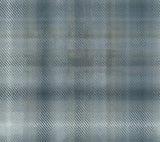 Sterling Plaid Blue Wallpaper with Oversized Woolen Plaid Motif - York HO2158