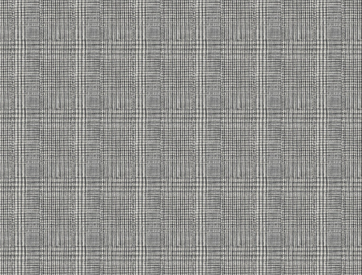 Shirting Plaid Black Wallpaper with Menswear Plaid Pattern, Non Woven Unpasted - York HO2170