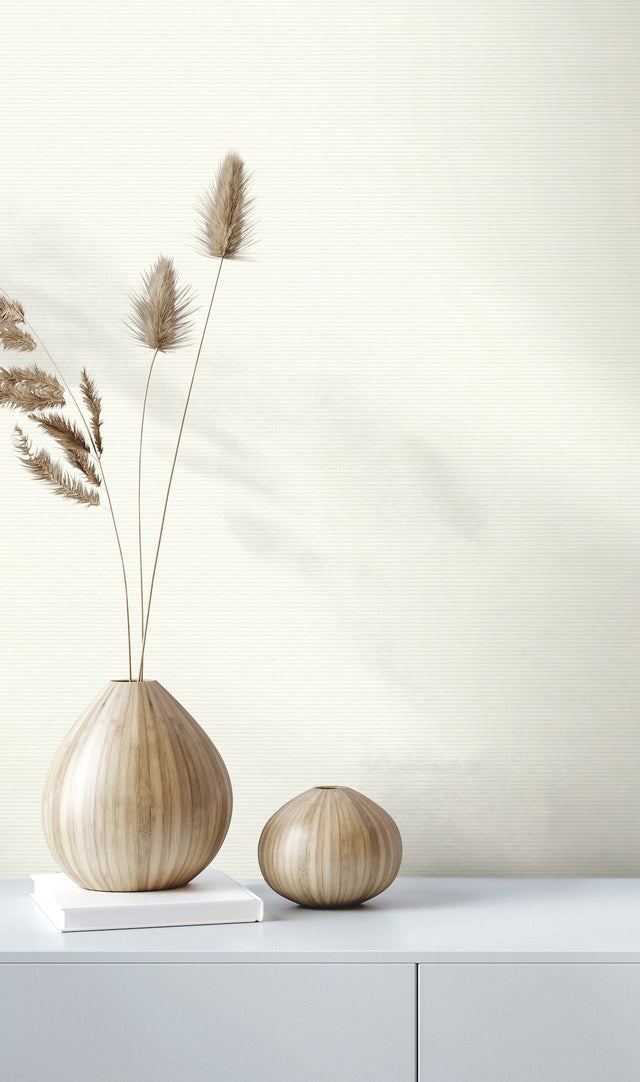 Varna Eggshell Textured Wallpaper - York HW3662R