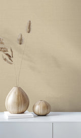 Varna Light Beige Textured Wallpaper - York HW3665R