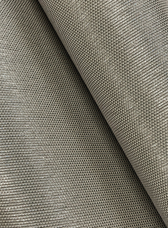 Varna Pigeon Textured Wallpaper with Woven Textile Look - York HW3669R
