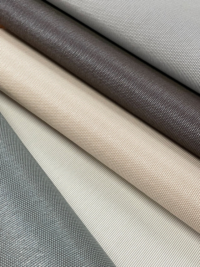 Varna Raisin Textured Wallpaper with QuietWall Textile Style - York HW3671R