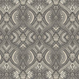 Ogee Black Peel and Stick Wallpaper by Hoopla Walls - HWA1035PU