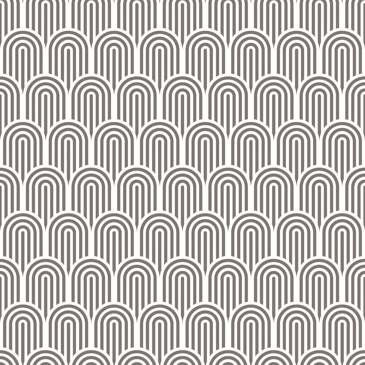 Retro Arch Black Peel and Stick Wallpaper by Hoopla Walls - HWA1067PU
