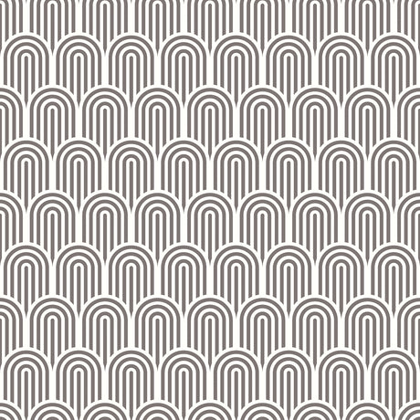 Retro Arch Black Peel and Stick Wallpaper by Hoopla Walls - HWA1067PU