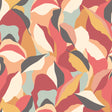 Leafy Patchwork Spice Mix Peel and Stick Wallpaper by Hoopla Walls HWA1157PU